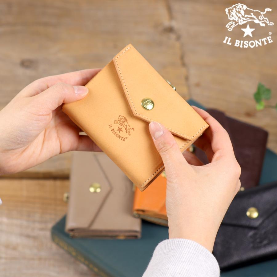 IL BISONTE（イルビゾンテ） 財布 がま口財布 二つ折り財布 レター型