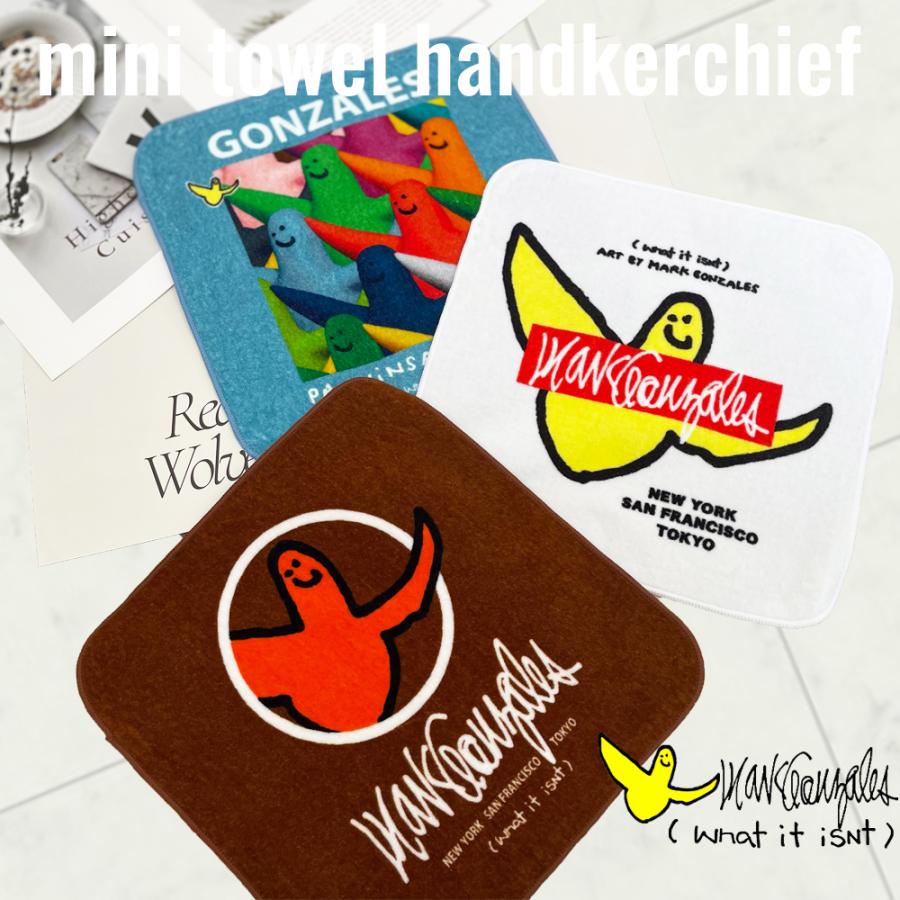 Mark Gonzales（マークゴンザレス） ミニ タオル ハンカチ マーク
