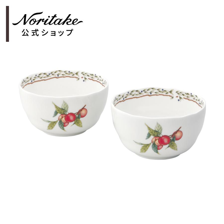 ノリタケ オーチャードガーデン 11cmディープボウルペア ( 電子レンジ