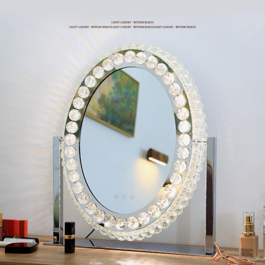 女優ミラー ハリウッドミラー ドレッサー 化粧鏡 クリスタル おしゃれ