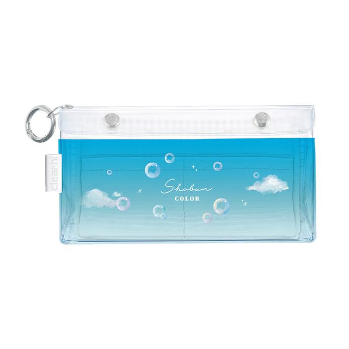 CRUX（クラックス） クリアハイペンポーチ シャボンカラー柄 108400 [M