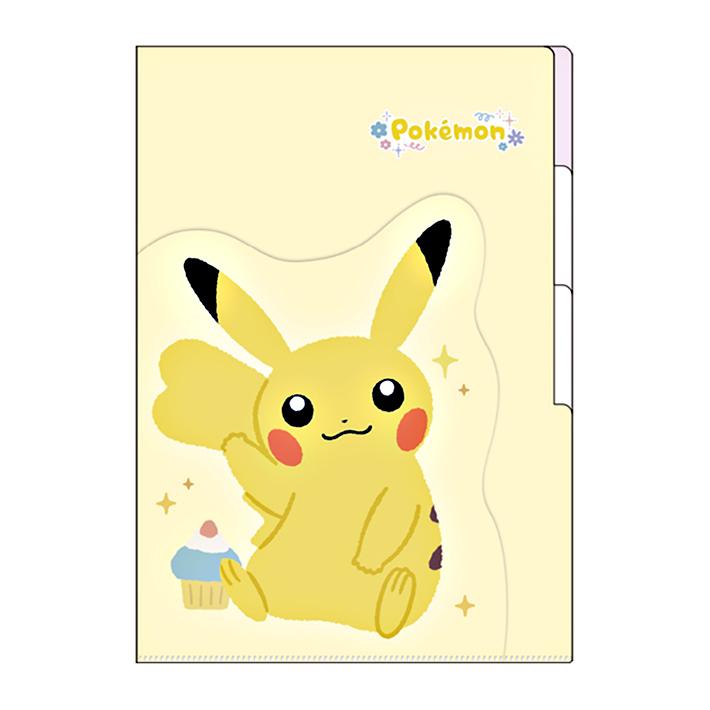 Pokemon（ポケモン） ダイカットポケット付き3インデックスクリア