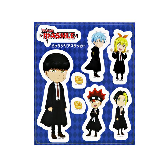 20%OFF]マッシュル ビッグクリアステッカー B柄 4901770721972 [M便 1