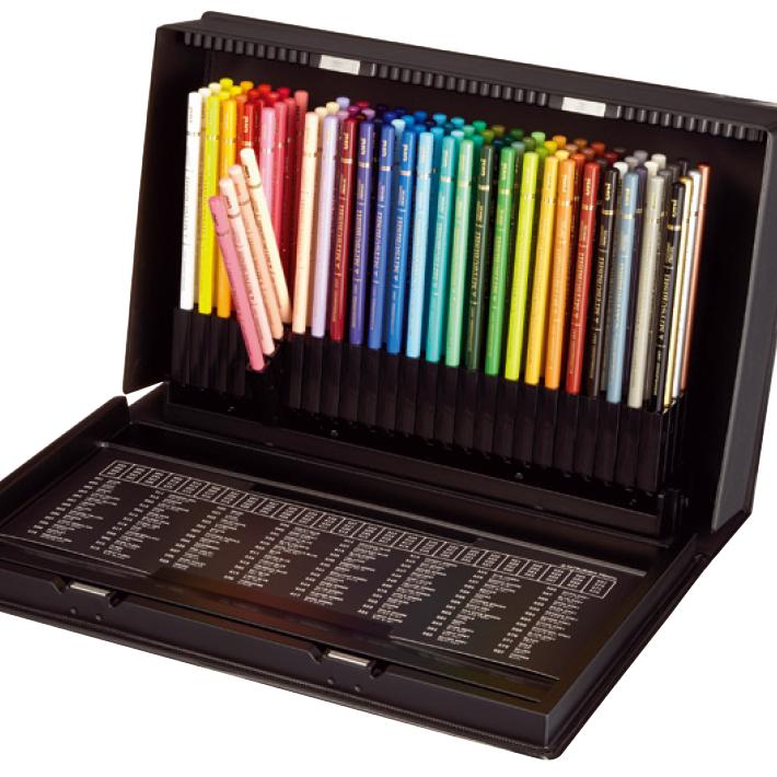 三菱鉛筆 色鉛筆 ユニカラー100色 UC100C 4902778397053 : シブヤ文具