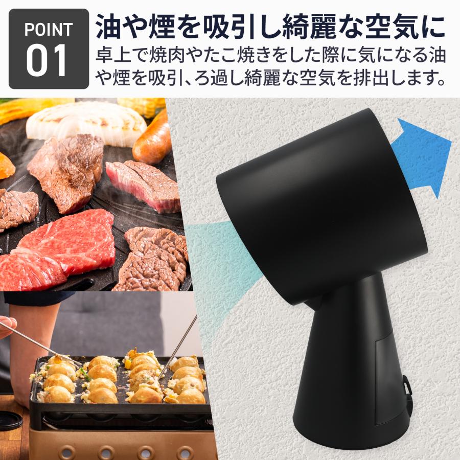 2025ニューモデル」Bolani 卓上レンジフード 換気扇 吸煙機 （卓上で