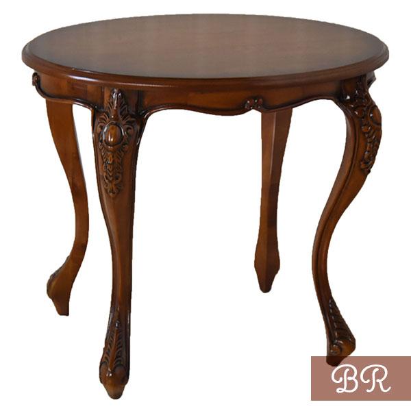 ミニテーブル サイドテーブル ナイトテーブル 幅68 猫脚 ホワイト 白