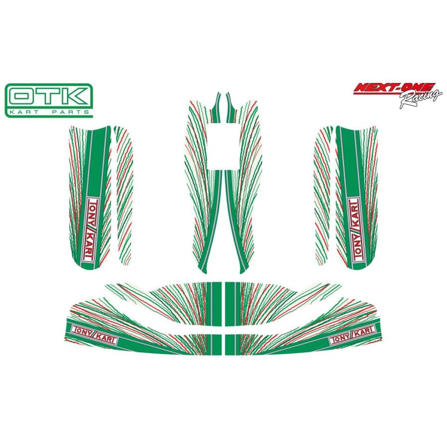 OTKカウルステッカーKIT M7+M10 TONY KART用 KOSMIC用 : NEXT-ONE