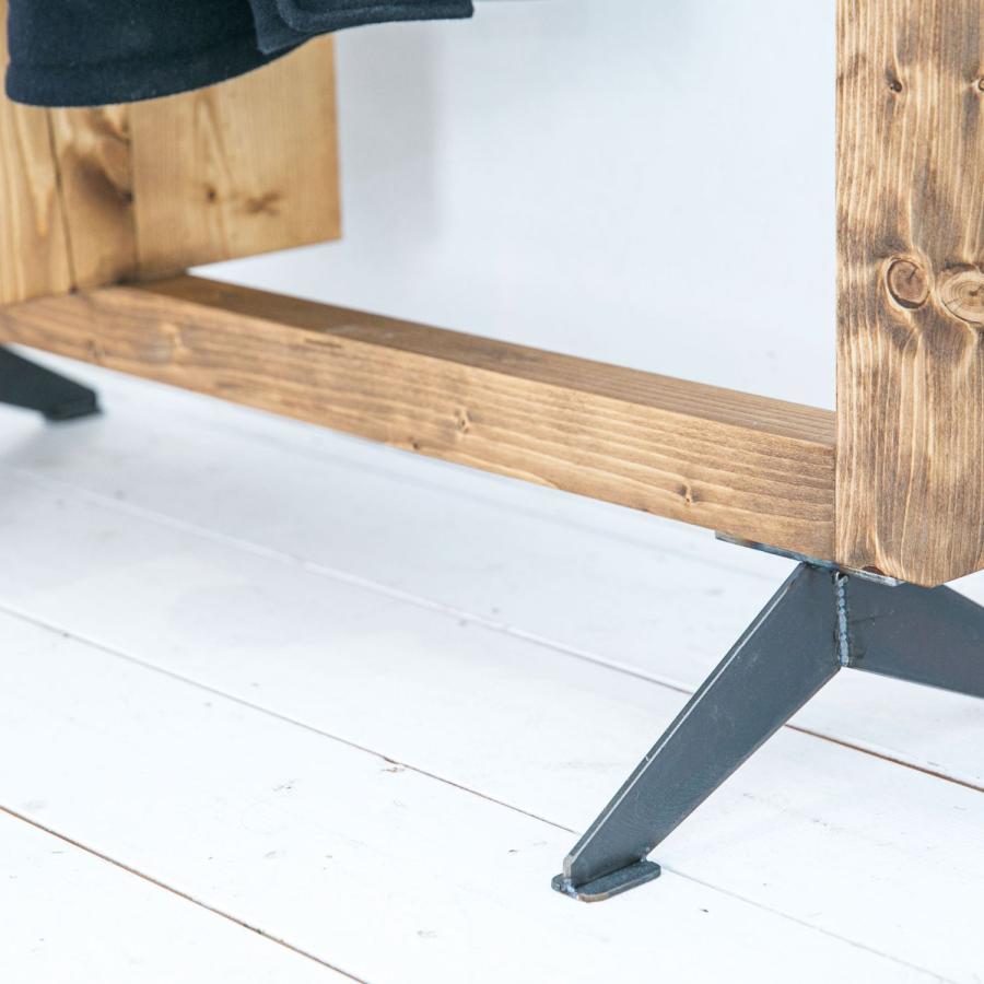 NEALD ハンガーラック 洋服掛け 本棚 ラック 無垢 北欧 シンプル