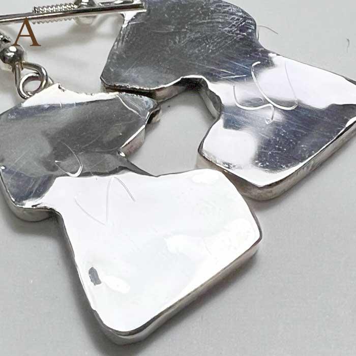 インディアンジュエリー ズニ族 スヌーピー インレイ シルバー フック