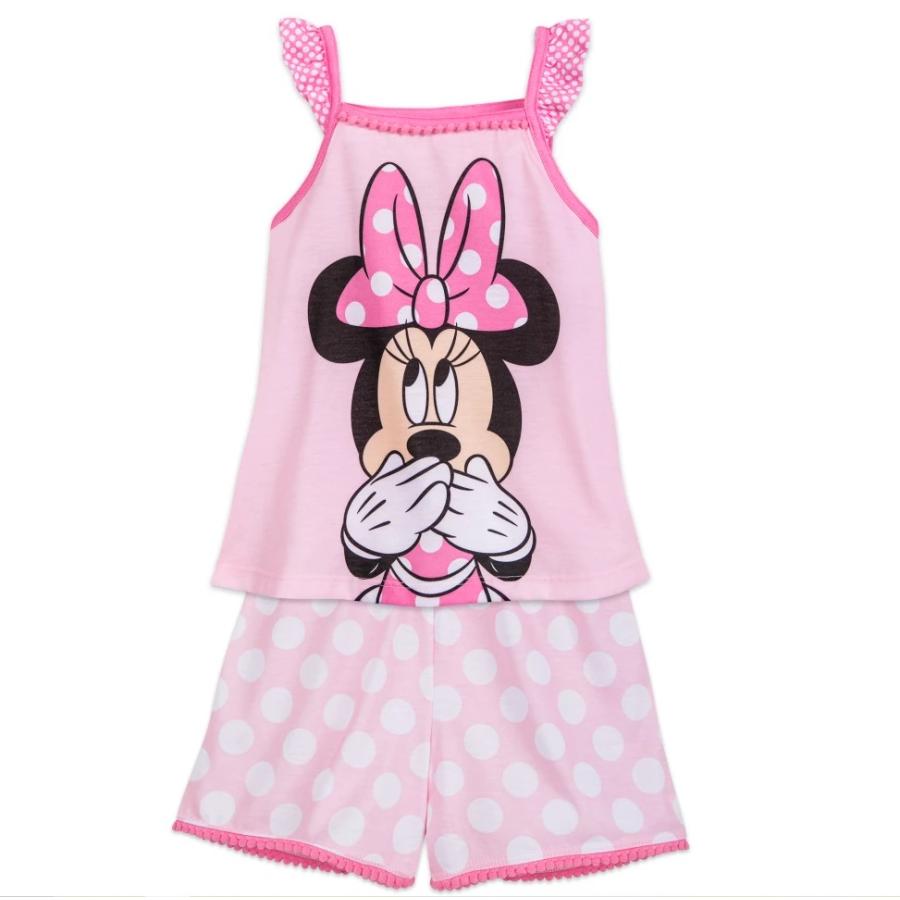 パジャマパーティー 4点セット 120㎝ ミニーちゃん ミニーマウスルーム