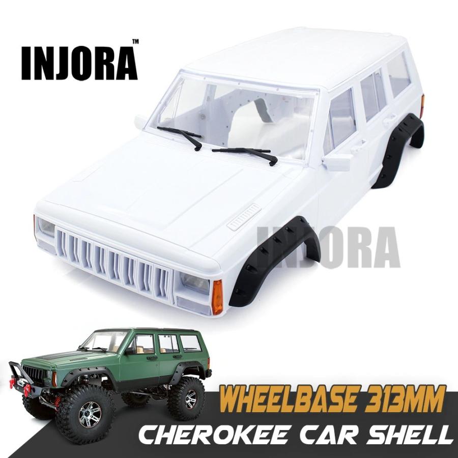 INJORA 1/10 Jeep ジープ チェロキー ボディシェル RCカー Axial