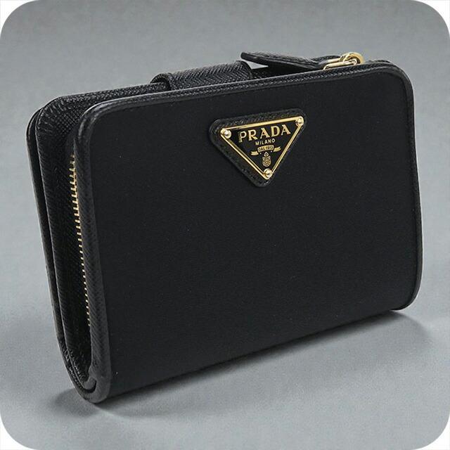 PRADA（プラダ） 中古 二つ折り財布 レディース ブランド サフィアーノ