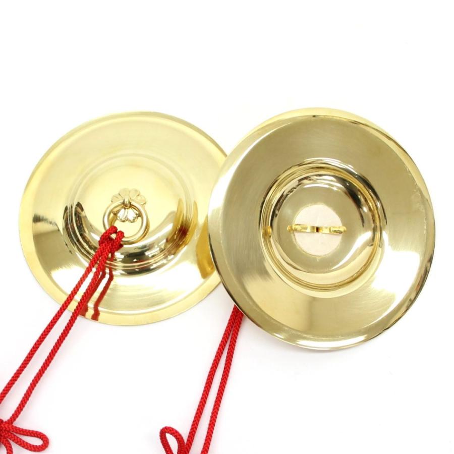 手拍子4寸5分(直径13,5cm) 重目 ちゃっぱ・チャッパ・手平金・和楽器