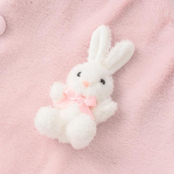 mezzo piano メゾピアノ(mezzo piano)うさぎぬいぐるみつき フェイク