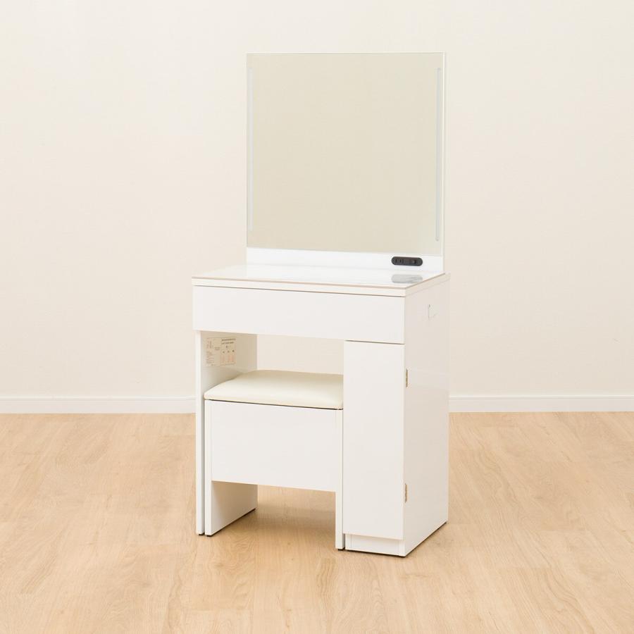 ニトリ（NITORI） 一面鏡ドレッサー(OS331 LED WH) : ニトリ Yahoo!店