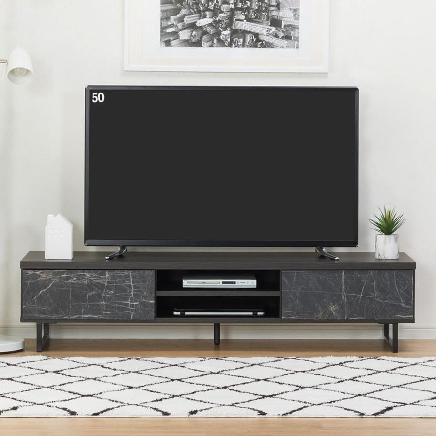 ニトリ（NITORI） 高級感のある大理石調テレビ台（BK） TV台 TVボード