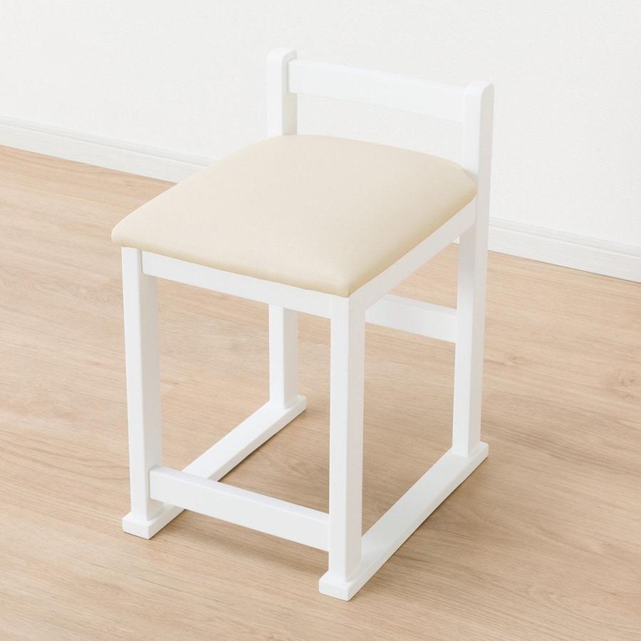 ニトリ（NITORI） ドレッサーチェア(A1 WH) 鏡台 ミラー : ニトリ