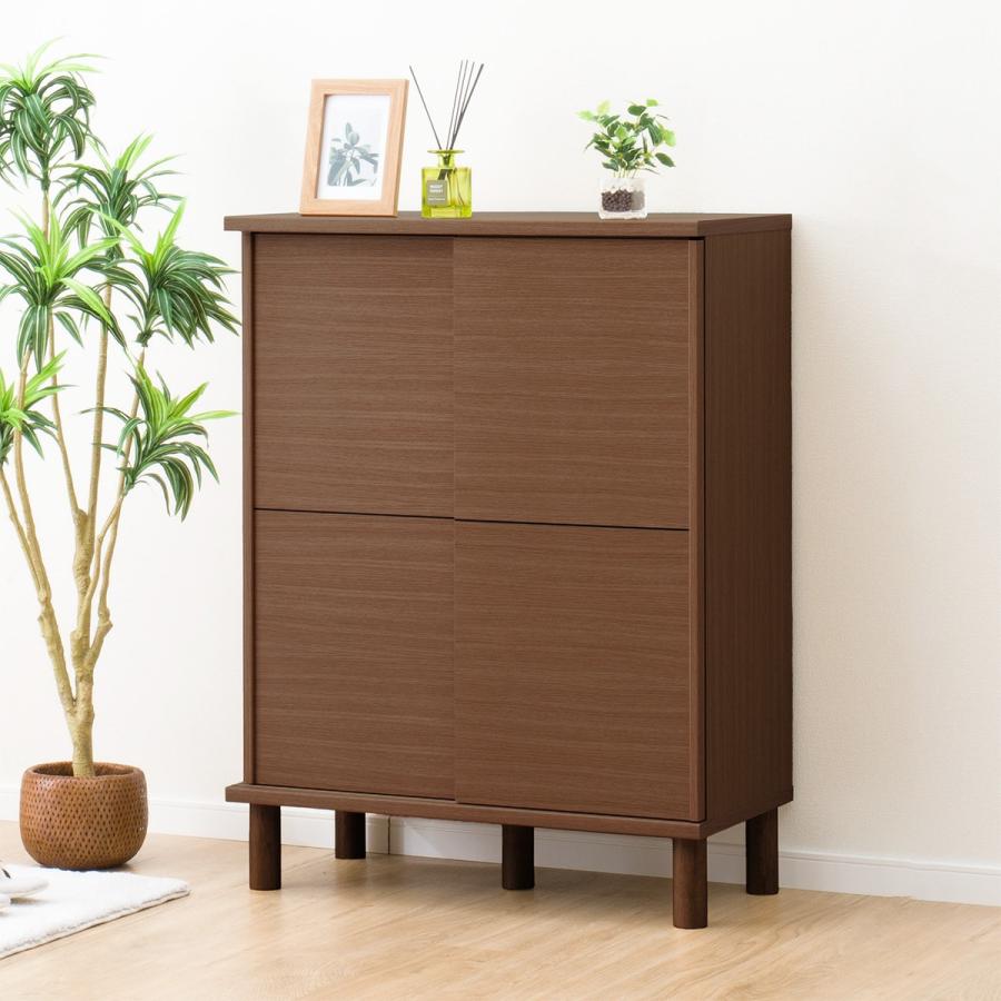 ニトリ（NITORI） シューズボックス(HKD80 MBR) 下駄箱 : ニトリ Yahoo