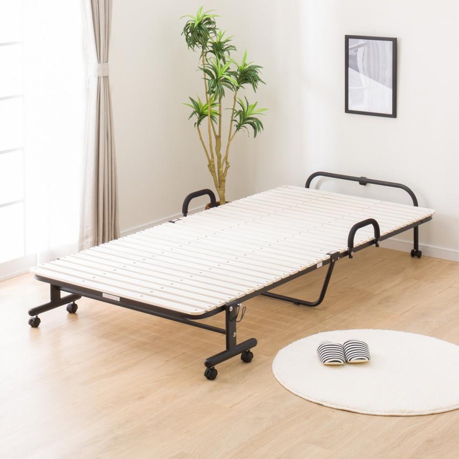 ニトリ（NITORI） ベッド シングル 折りたたみすのこベッド(ハングJY