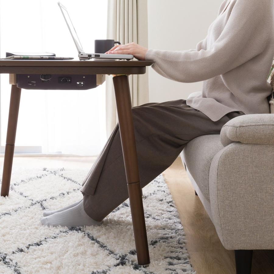 ニトリ（NITORI） 高さが変えられる2Wayこたつテーブル(NV03 105 MBR