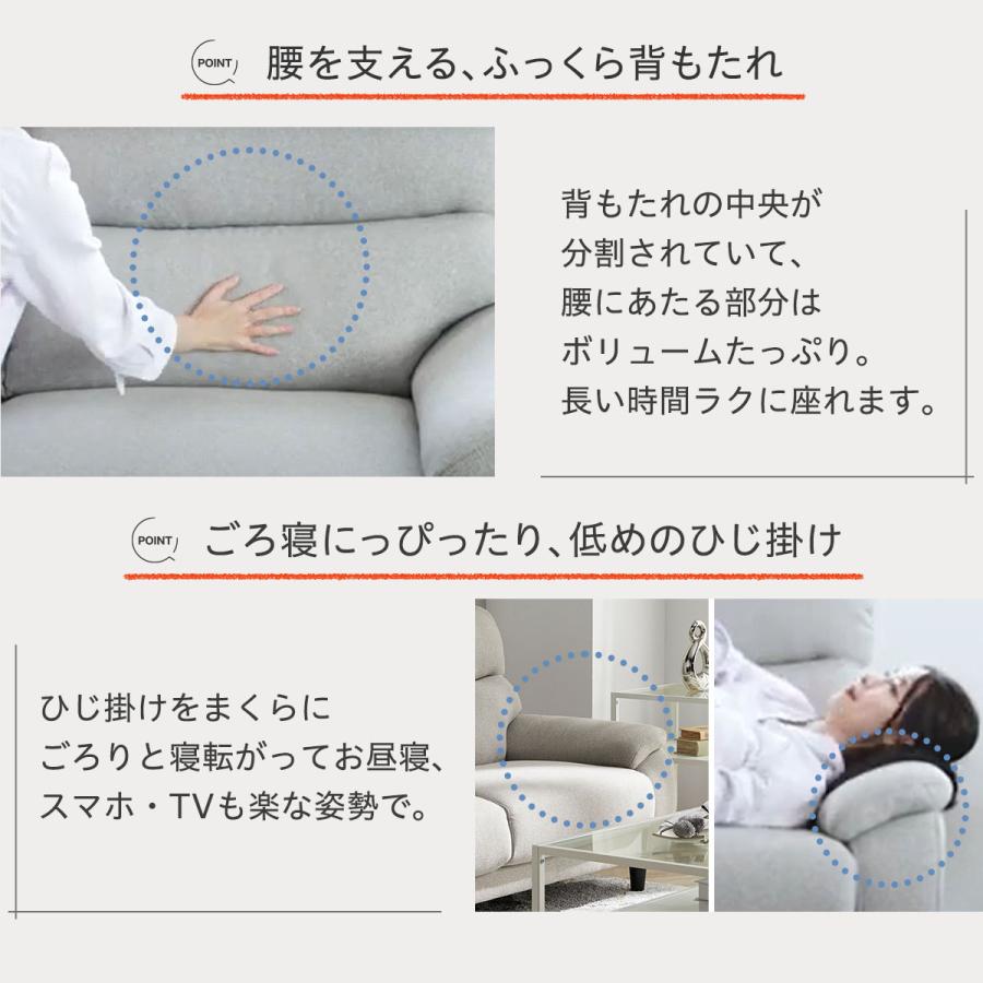 ニトリ（NITORI） 2人掛け布張りソファ(MK02 KD NV) : ニトリ Yahoo!店