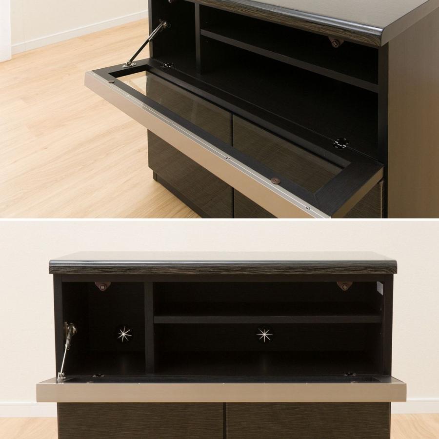 ニトリ（NITORI） 幅80 光沢のある木目模様が美しいAVキャビネット