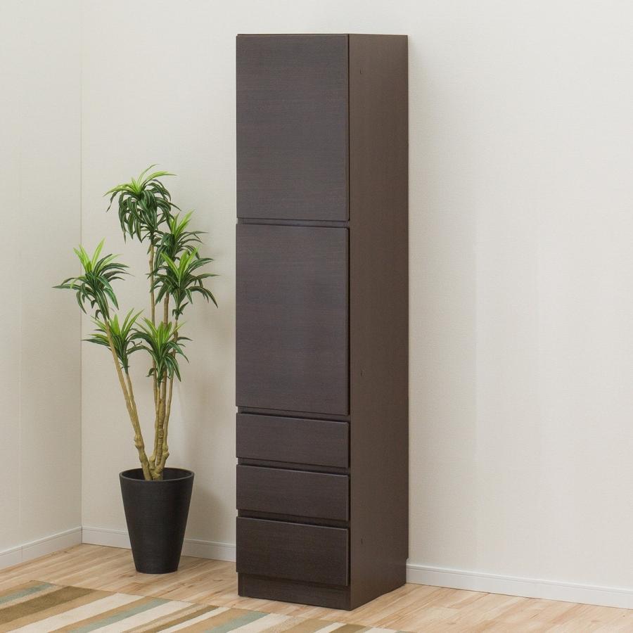 ニトリ（NITORI） 壁面ユニットキャビネット(ウォーレン 40-2D3H DBR