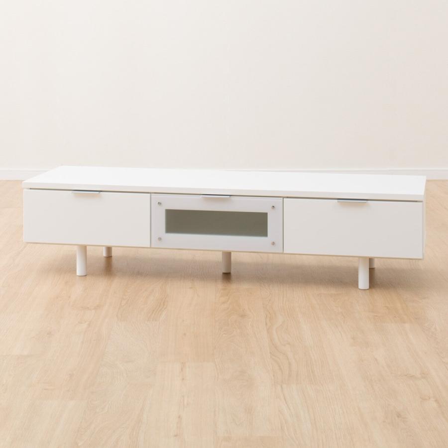 ニトリ（NITORI） 幅140 ローボード(エトナ140LB WH/SI) テレビ台 TV台