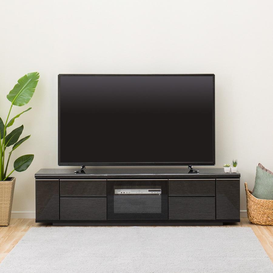 ニトリ（NITORI） 幅175 光沢のある木目模様が美しいローボード