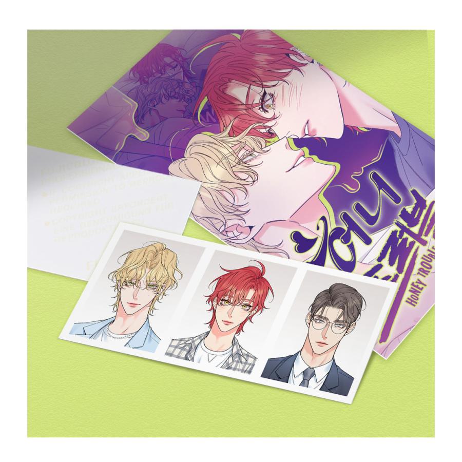 韓国 コミック グッズ『ハニートラブル〜甘い罠にはご用心を!?〜 証明