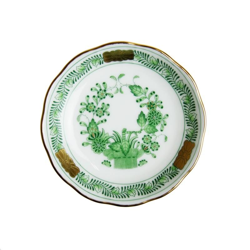 ヘレンド（HEREND） 並行輸入品 FV インドの華グリーン ミニプレート