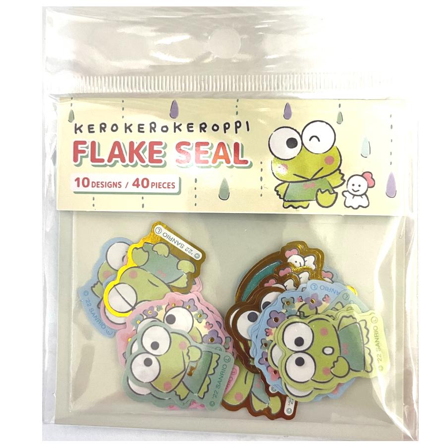 けろけろけろっぴ フレークシール けろけろけろっぴ（あじさいとかさ