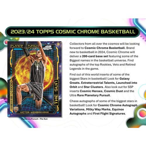 2023-24 TOPPS COSMIC CHROME HOBBY BOX（送料無料） : トレカショップ