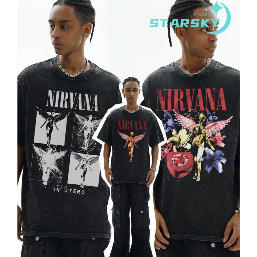 VAMO Nirvana ニルヴァーナ Cobain Tシャツ NIRVANA ニルヴァーナ