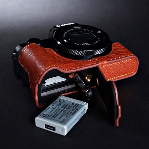 PowerShot Canon G5 X 専用 レザー ケース Brown ブラウン TP Original