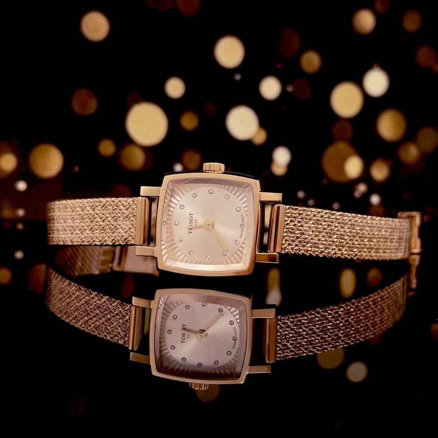 TISSOT（ティソ） ご購入特典つき レディース腕時計 ラブリー スクエア