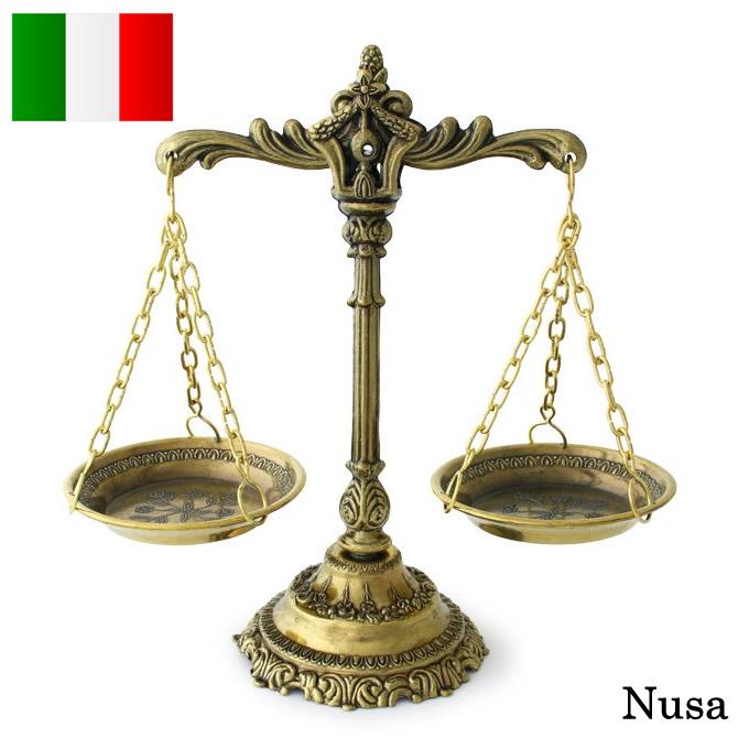 イタリアザマック 天秤 ザマック合金 ブラス 真鍮 はかり エレガント