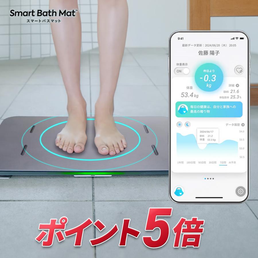 ポイント10倍 2/12 00:00 2/14 23:59】 スマートバスマット Smart Bath