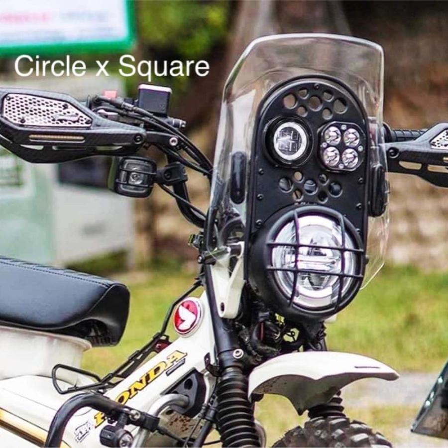 MotolordD ホンダ ハンターカブ CT125用V2カスタムヘッドライト/KUSTOM