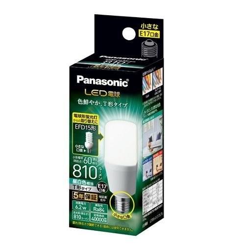 Panasonic（パナソニック） LED電球 LDT6N-G-E17/S/T6 T形タイプ 6.2W