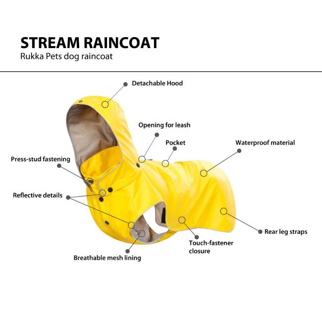 rukka pets ルッカペッツ STREAM RAINCOAT ストリームレインコート