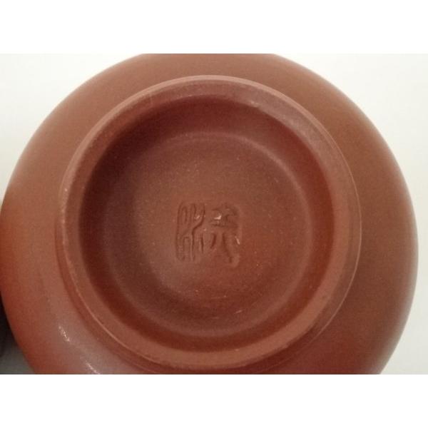 ys7057261; 宗sou 佐渡無名異焼 人間国宝 五代 伊藤赤水造 夫婦湯呑