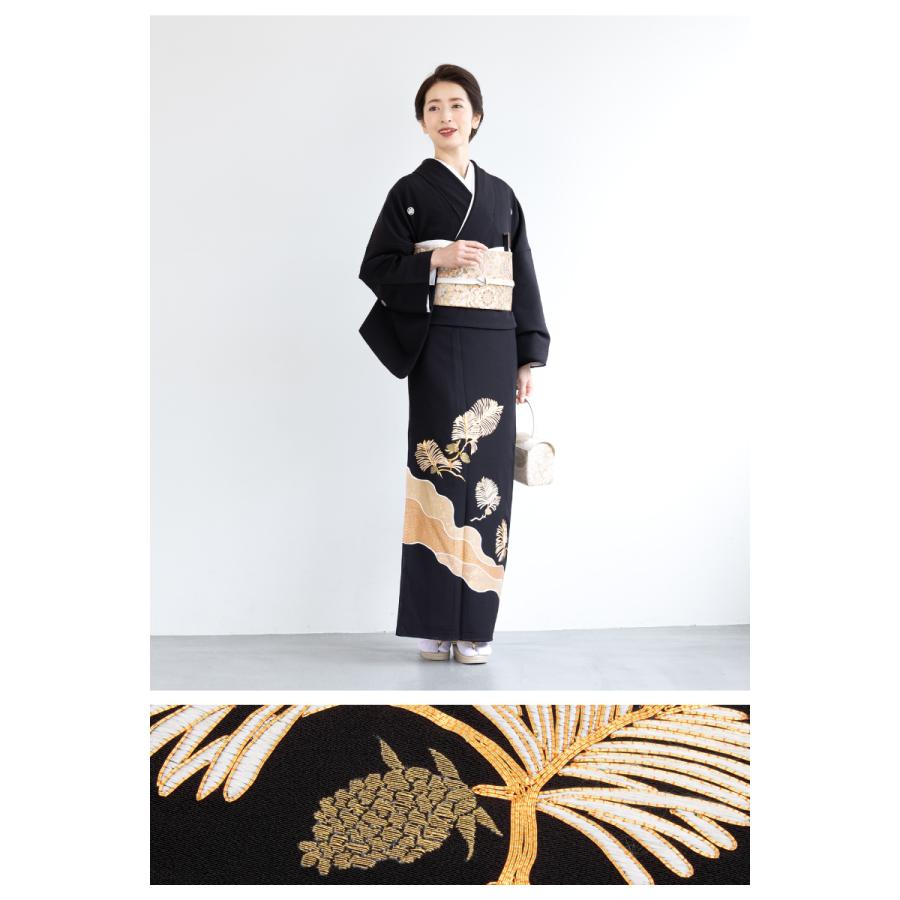 SOUBIEN（創美苑） レンタル 黒留袖 フルセット 結婚式 着物 黒 袷