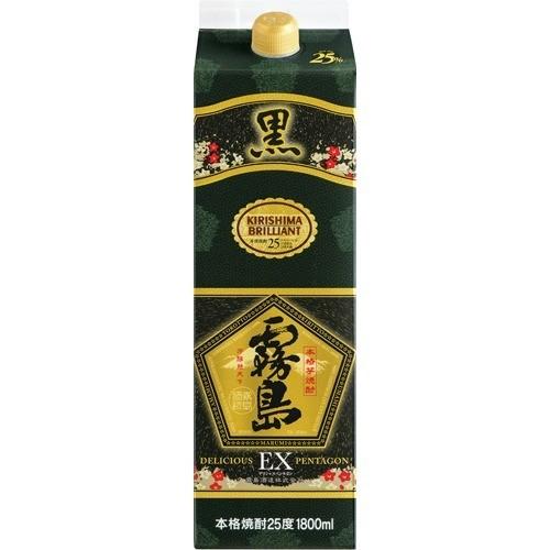 霧島酒造 黒霧島EX 25度 チューパック ( 1800ml ) : 爽快ドラッグ