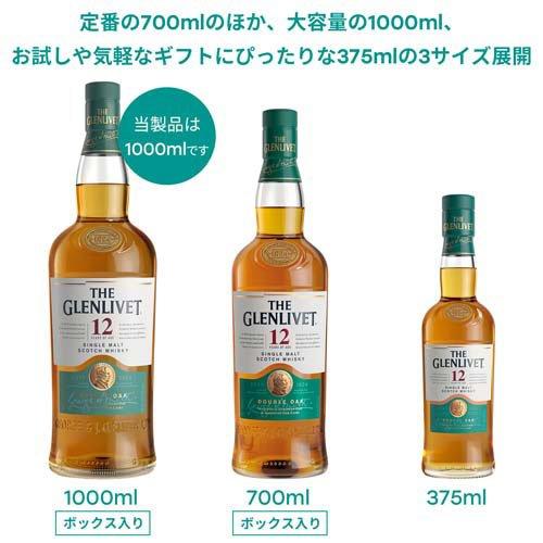 ザ・グレンリベット 12年 1L シングルモルト スコッチウイスキー