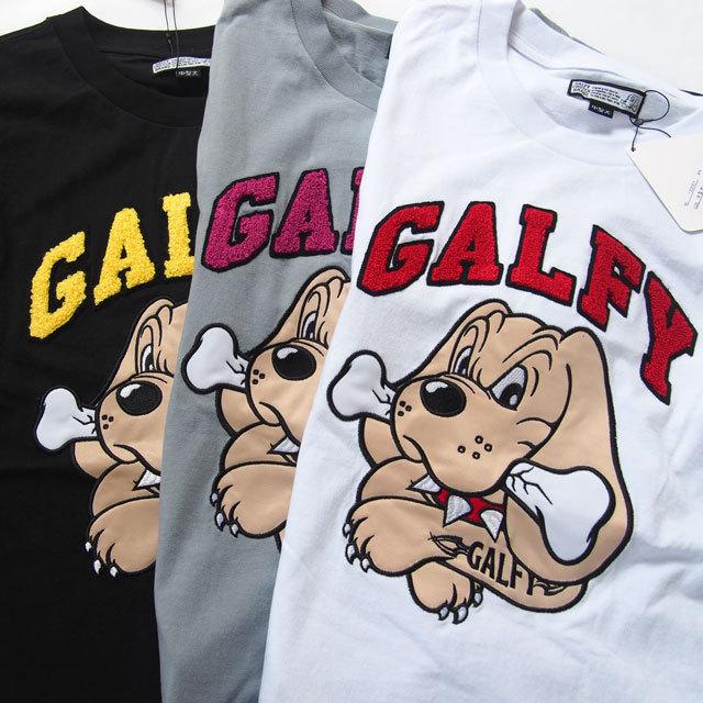 GALFY（ガルフィー） GALFY Tシャツ デカ文字 サガラ刺繍 わんわん大学