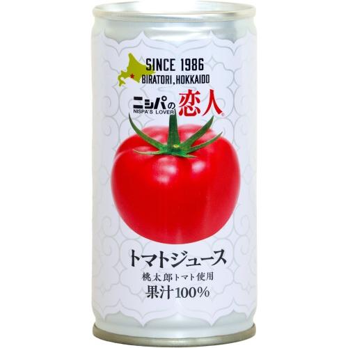 JAびらとり ニシパの恋人 トマトジュース 無塩 190g 缶 30本入 国産