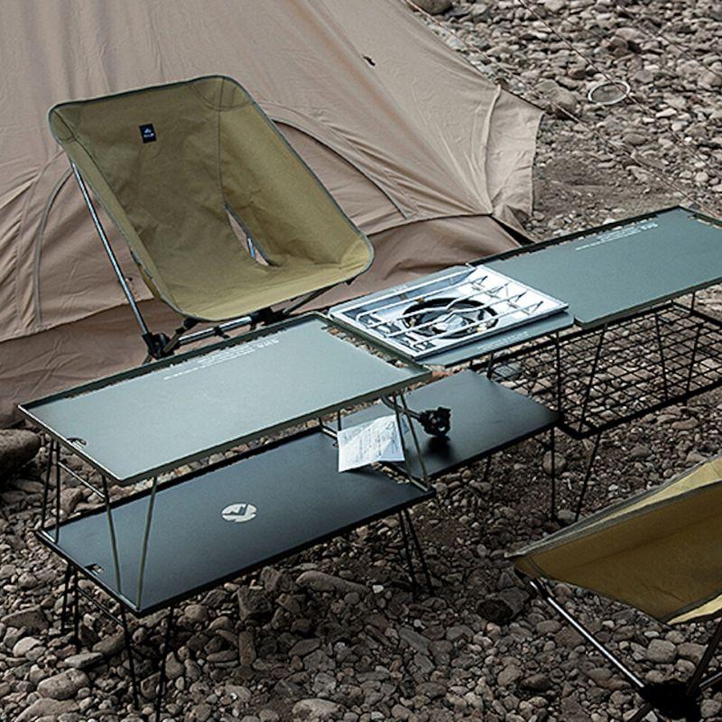 キャンピングムーン フィールドラック キャンプラック ブラック 軽量