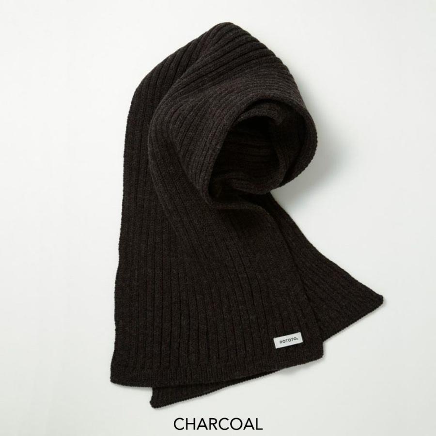 ROTOTO（ロトト） マフラー メンズ レディース RoToTo COZY CHUNKY RIB
