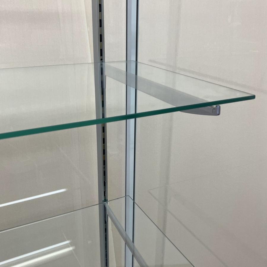 業務用 ガラスショーケース 照明付 W120×D45×H183cm ショーケース 業務